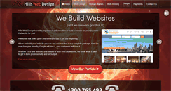 Desktop Screenshot of hillswebdesign.com
